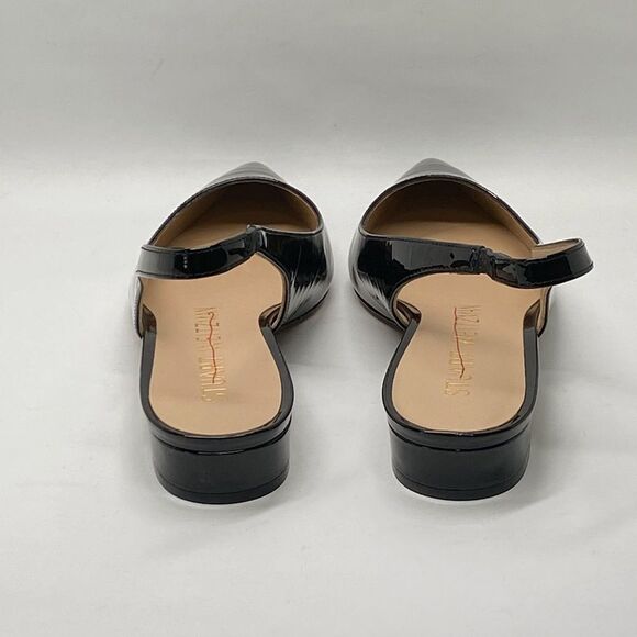 Stuart Weitzman Patent Leather Slingback Flats size 7.5 - Picture 7 of 11